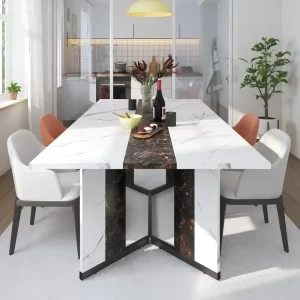 Adjustable Leg.6ft Luxurious Family Dinner Table