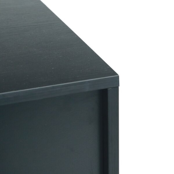 5-drawer  Dresser on Metal Slides Night Stands in Black Woodgrainvisit the Home Square Store 27.93" W x16.53" Dx43.9" H - Image 3