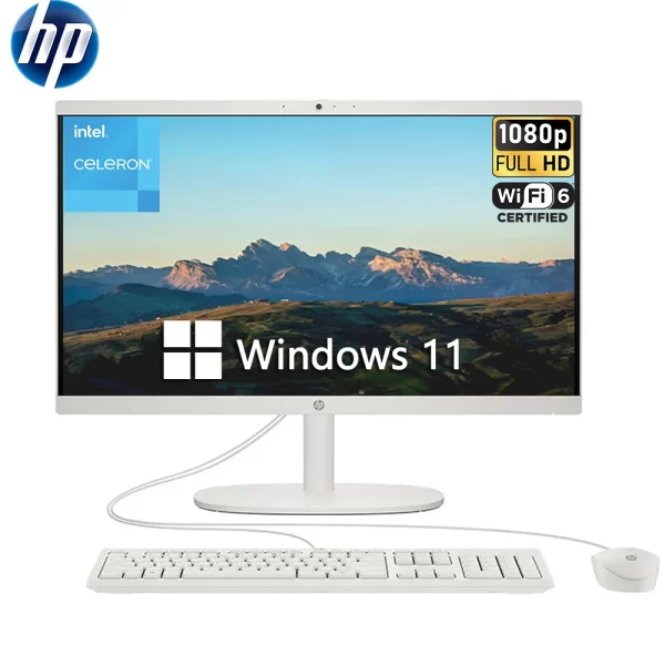 HP 21.5-inch All-in-One Anti-Glare 1080P FHD Display Desktop Computer Up to 32GB RAM, 2TB SSD