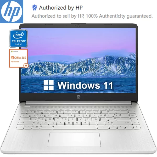 HP Newest 14" Business Laptop, Intel Celeron N4120, Up to16GB RAM, 384GB Storage