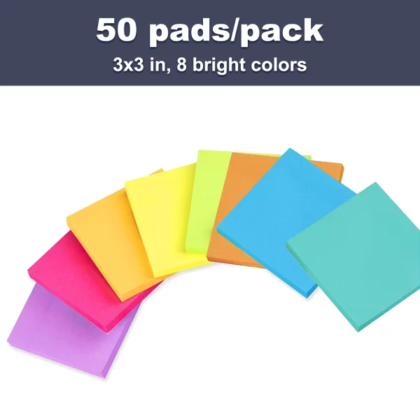 400 Sheets 3x3 Sticky Notes - Image 6