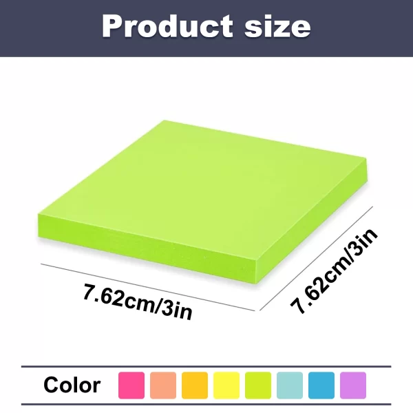 400 Sheets 3x3 Sticky Notes - Image 2