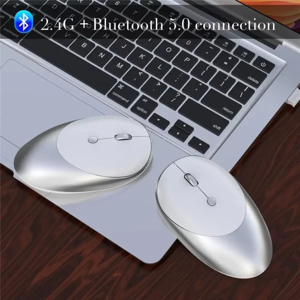 Three Modes Bluetooth Wireless Ergonomics Mouse For HXSJ T36 - Image 2