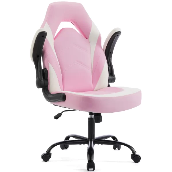 JHK Ergonomic Adjustable PU Leather Chair - Image 9