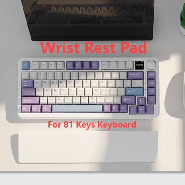 Ergonomic Anti-Slip Wrist Rest Pad 81 Keys Soft Memory Foam Hand Support - Image 2