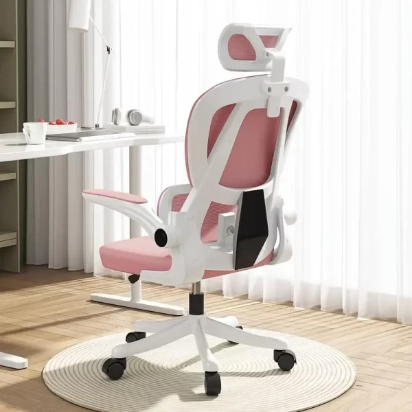Office Chair Ergonomic Desk Chair with Lumbar Support Adjustable Headrest 3D Armrest and Lumbar Support for Home Office Chair - Image 10