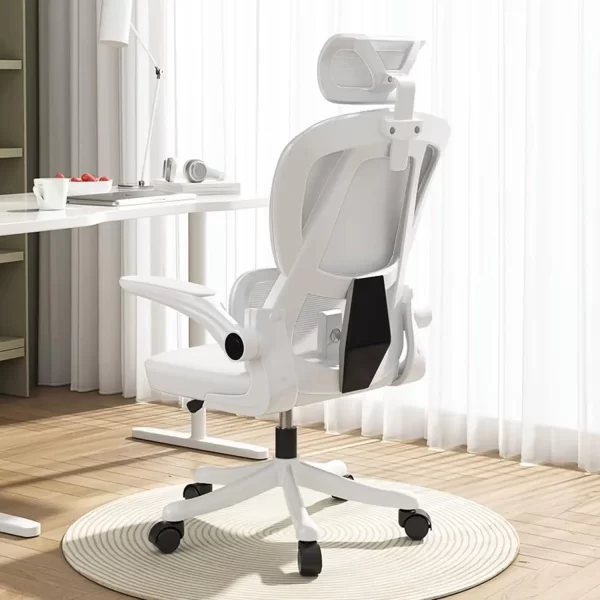 Office Chair Ergonomic Desk Chair with Lumbar Support Adjustable Headrest 3D Armrest and Lumbar Support for Home Office Chair - Image 9