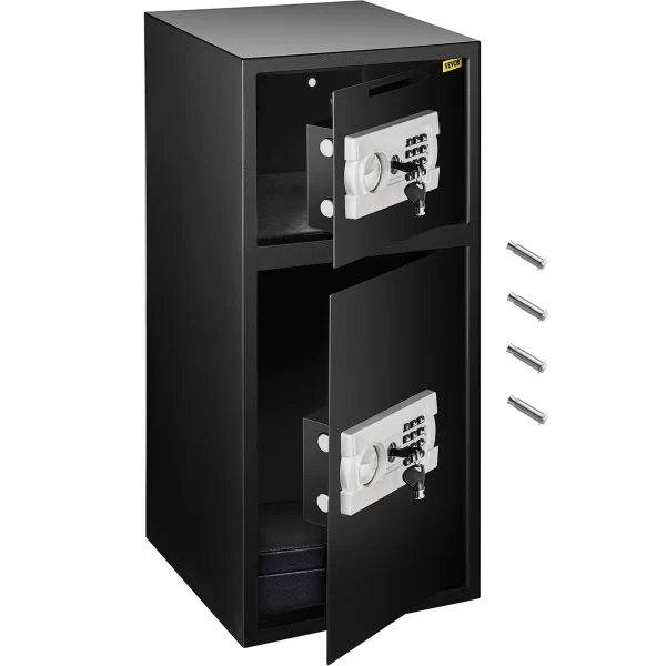 VEVOR Large Double Door Security Safe Box 2.6 Cubic Feet Steel Safe Box