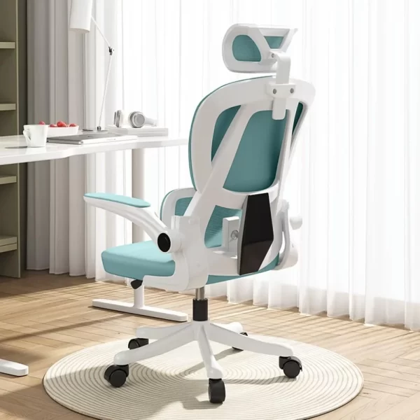 Office Chair Ergonomic Desk Chair with Lumbar Support Adjustable Headrest 3D Armrest and Lumbar Support for Home Office Chair