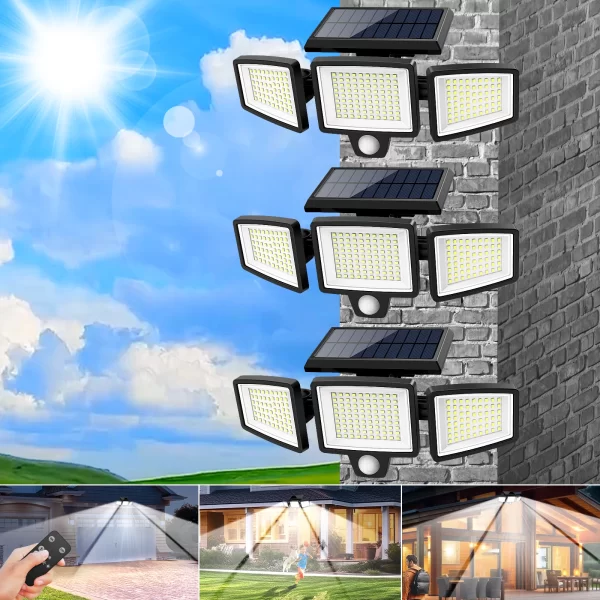 3Pack Outdoor Solar Lights