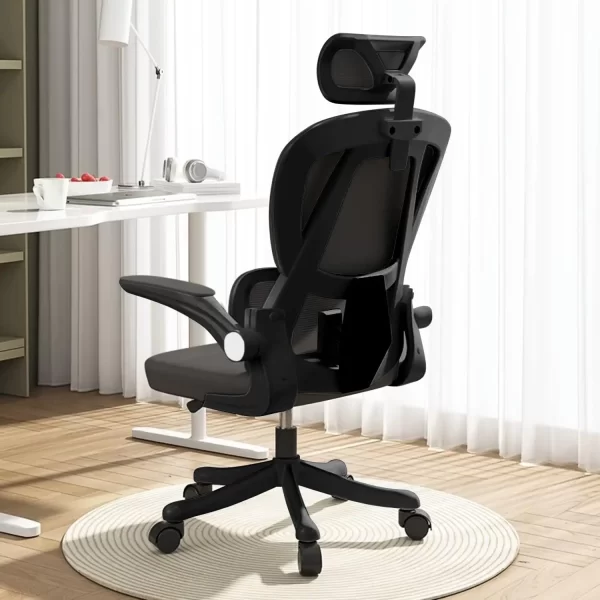 Office Chair Ergonomic Desk Chair with Lumbar Support Adjustable Headrest 3D Armrest and Lumbar Support for Home Office Chair - Image 12