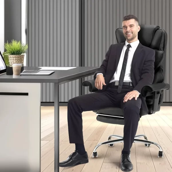 6-Point Massage Heating Ergonomic Executive Chair - Image 2