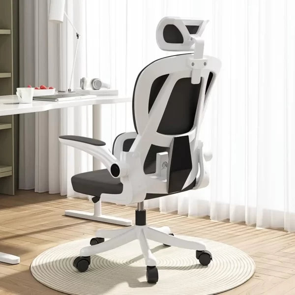Office Chair Ergonomic Desk Chair with Lumbar Support Adjustable Headrest 3D Armrest and Lumbar Support for Home Office Chair - Image 11