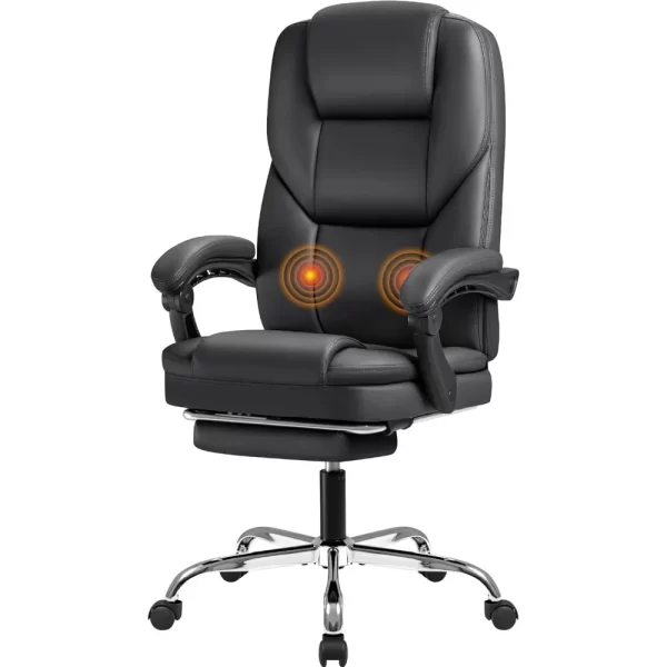Office Chair, Executive Office Chair with Foot Rest Big and Tall Offices Chair Ergonomic Home Offices Desk Chairs Reclining High