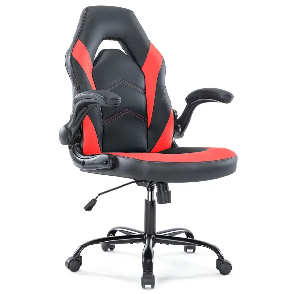JHK Ergonomic Adjustable PU Leather Chair - Image 8