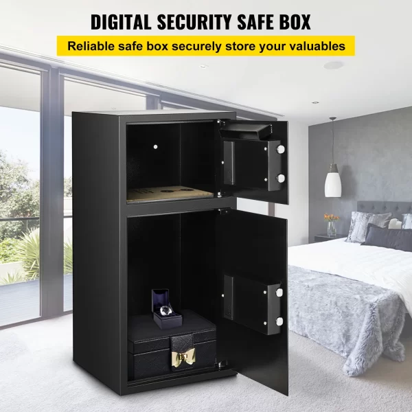 VEVOR Large Double Door Security Safe Box 2.6 Cubic Feet Steel Safe Box - Image 2