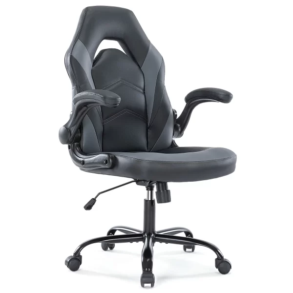 JHK Ergonomic Adjustable PU Leather Chair - Image 10