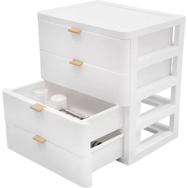 Drawer Box Desk Organizer with 4 Drawers for Documents Office Supplies - Image 6