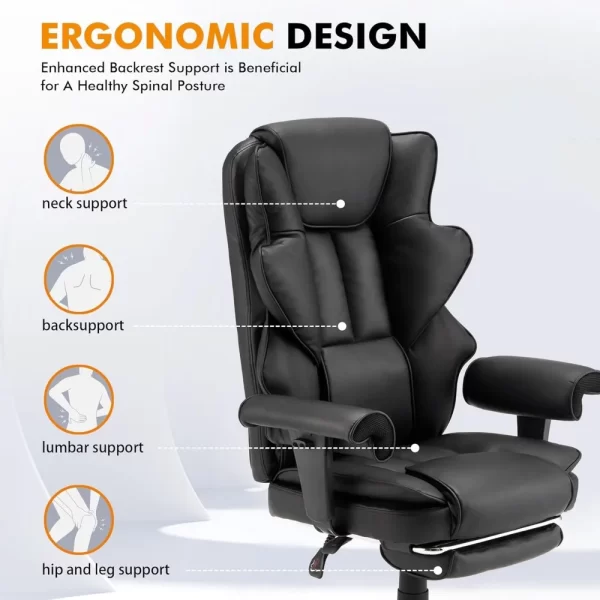 6-Point Massage Office Chair - Image 4