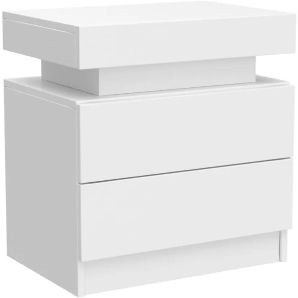 2 LED bedside tables - Image 6