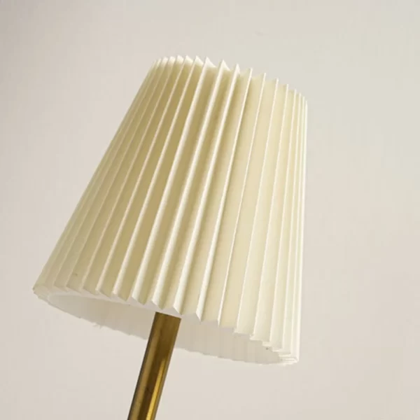 Pleated Shade Warm with Metal Base Nordic Decorative Rechargeable 3 Colors Dimmable Night Light - Image 6