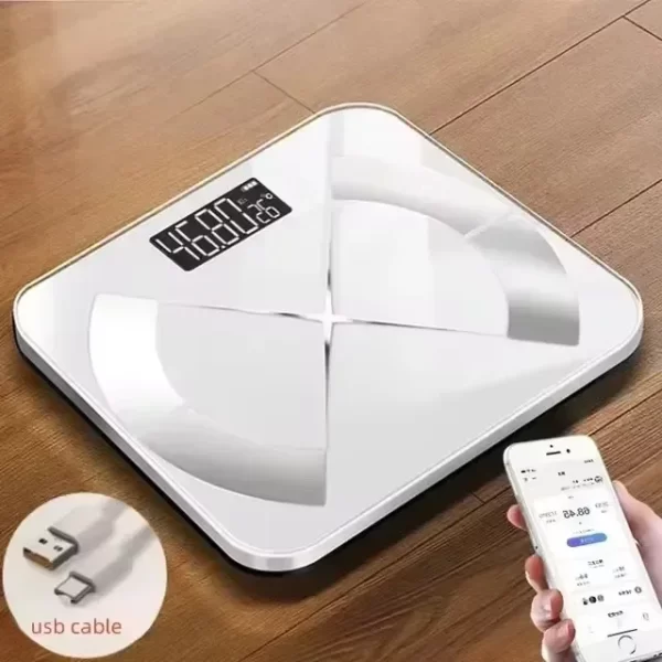 Electronic Smart Bluetooth Weighing Human Charging Simple Weight Scale - Image 8