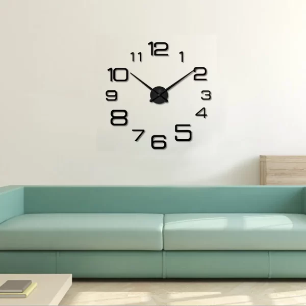 Creative Digital DYI Wall Clock - Image 3