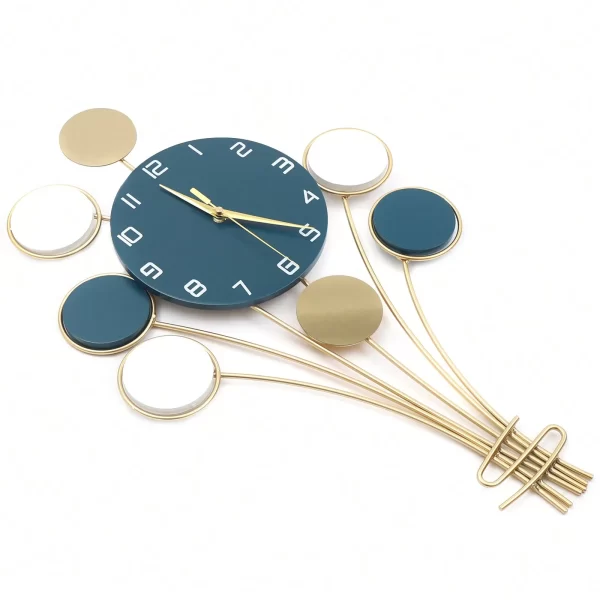Large Wall Clock Without Drilling Battery Operated Silent - Image 7