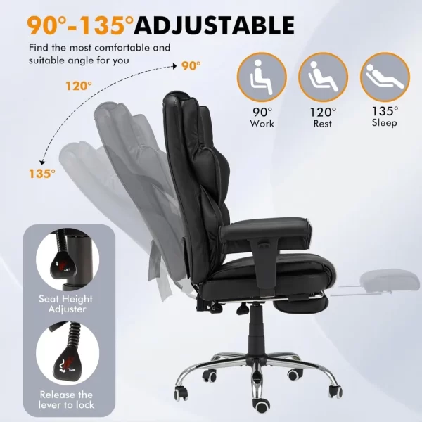 6-Point Massage Office Chair - Image 5
