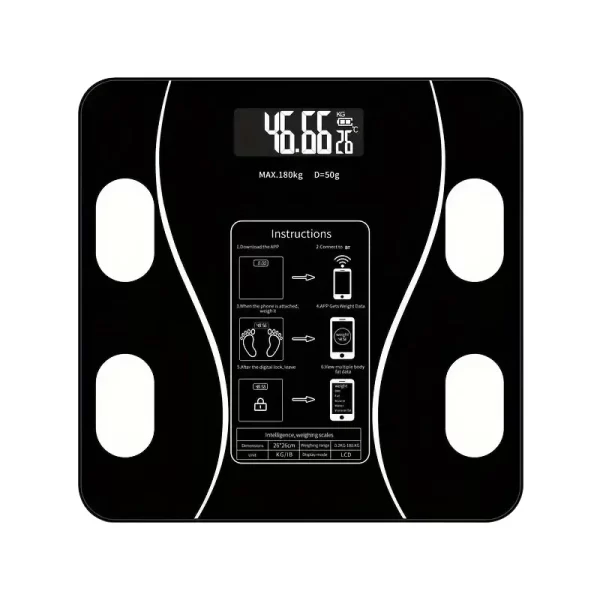 Smart Wireless LED Digital Bathroom Weight Scale Body Composition Analyzer Testing Scale - Image 8