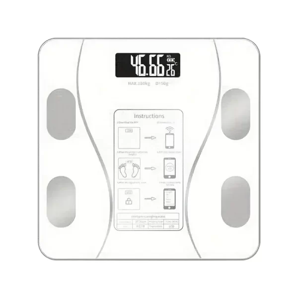 Smart Wireless LED Digital Bathroom Weight Scale Body Composition Analyzer Testing Scale - Image 7