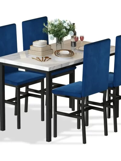 Modern Style Faux Marble Tabletop for Dining Room
