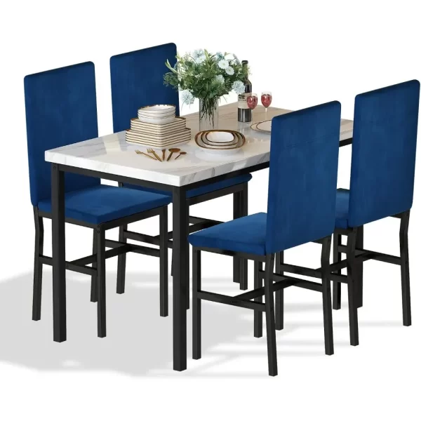 Modern Style Faux Marble Tabletop for Dining Room