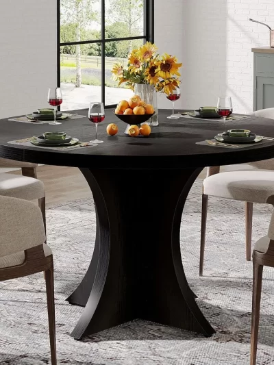 Round Dining Table for 4-6