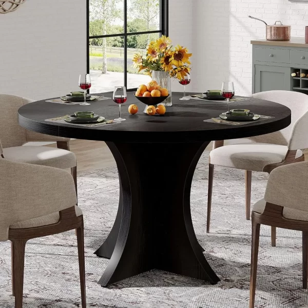 Round Dining Table for 4-6
