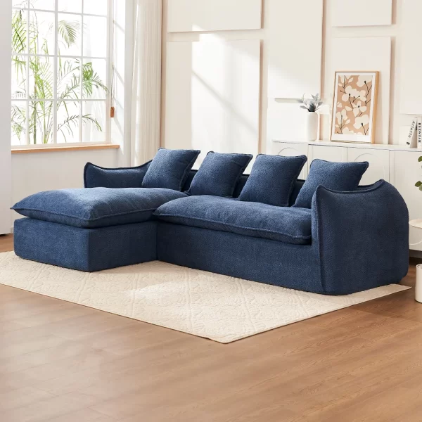 Deep Seat Compression Sofa 3 Seater for Living Room - Image 5