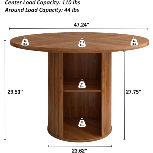 Round Dining Table for 4 - Image 3