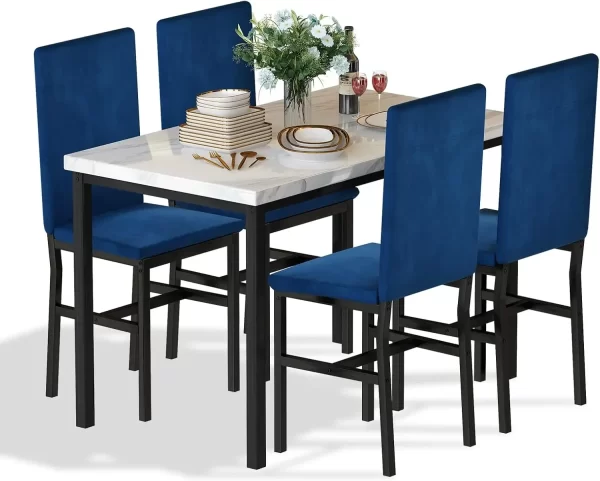 Modern Style Faux Marble Tabletop for Dining Room - Image 8