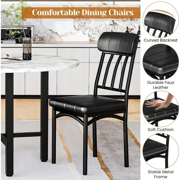 Round Dining Table Set for 4 - Image 5