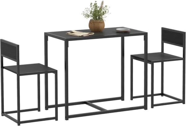 Industrial Dining Table Set for 2 for Small Spaces - Image 8