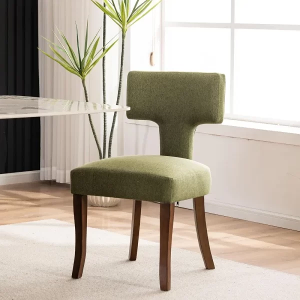 VKNOW Wooden Dining Chairs Set of 2 - Image 6