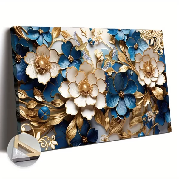 Canvas Wall Art Filled with Floral Symphony Suitable for Living Room - Image 5