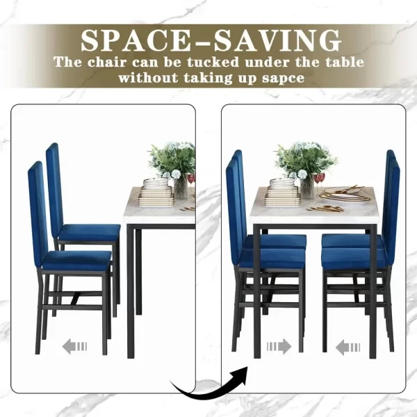 Modern Style Faux Marble Tabletop for Dining Room - Image 4