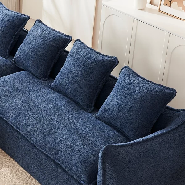 Deep Seat Compression Sofa 3 Seater for Living Room - Image 2