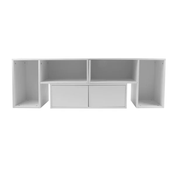 Board TV Cabinet Stand Panel Set with LED Light Drawer  100V-240V - Image 5