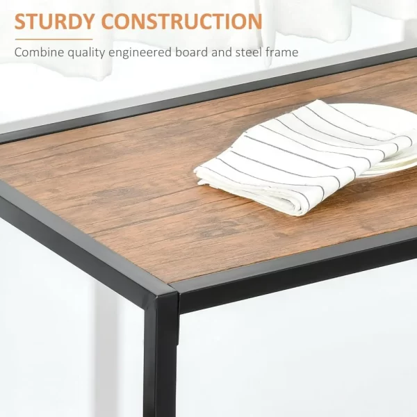 Industrial Dining Table Set for 2 for Small Spaces - Image 4