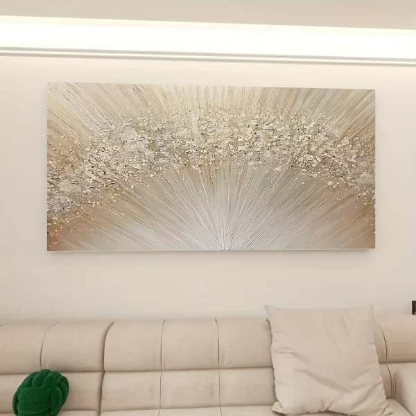 Twisting and Bending of Lines: Visual Flow in Abstract Paintings