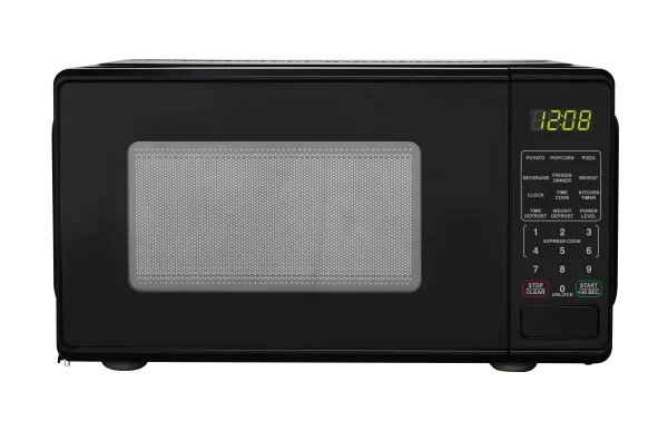 Mainstays 0.7 Cu ft Countertop Microwave Oven, 700 Watts, White - Image 6