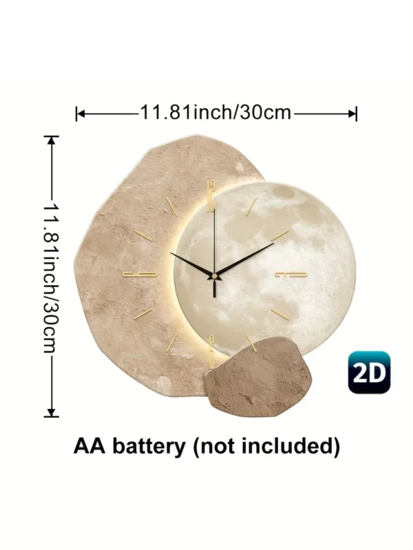 Moon Phase Design - Quiet Quartz Movement - Image 4