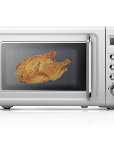 MAT EXPERT 0.7 Cu.ft Compact Microwave Oven, Digital Timing & Child Lock, Small Microwave, Delayed Start Function, 700W (White)